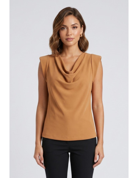 GM by Gai Mattiolo blusa in tessuto fluido GM3350 [d70cd9d9]