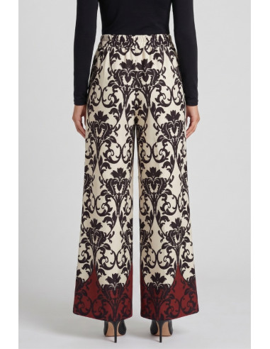 GM by Gai Mattiolo pantalone a fantasia all-over GM3404 [86f21bde]
