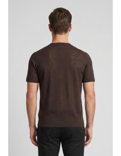 Markup t-shirt girocollo in misto lino e cotone MK1900015 [956bda4c] 2