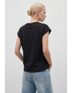 Influencer t-shirt in cotone con ricamo Sangallo 05AB223 [ac07e1db] 2