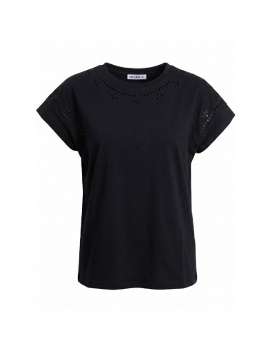 Influencer t-shirt in cotone con ricamo sangallo 05AB223 [c76c24cc]