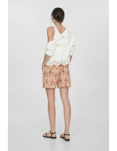 Influencer bermuda in chiffon con laccio 05T0092 [8520e09f] 2