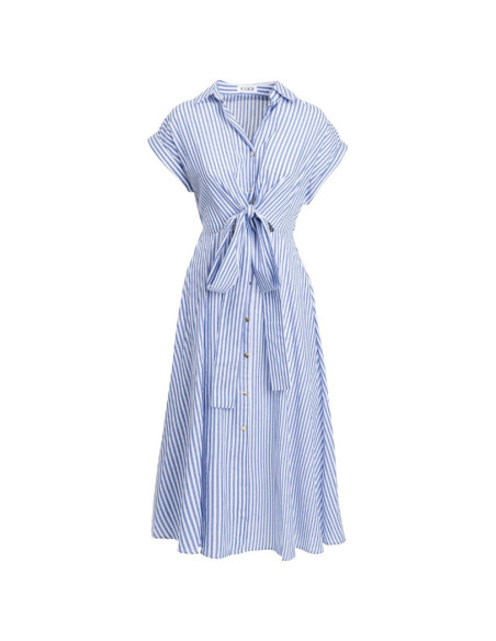 Influencer abito camicia in popeline 05X601 [8fa4288a]