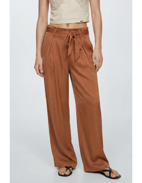 Influencer pantalone palazzo in tessuto fluido 05Y157 [d0080f4e]