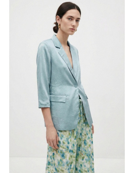 Influencer blazer con maniche a 3/4 05Y163 [505f61ed]