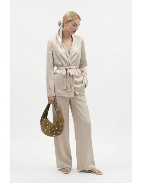 Influencer blazer vestiglia in tessuto jacquard 05Y166 [3bf78d1b]