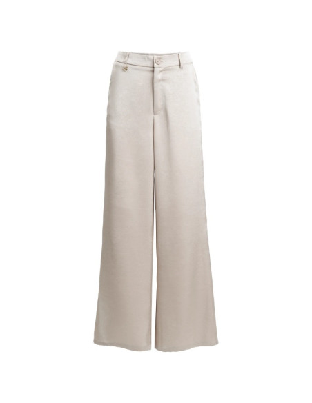 Influencer pantalone palazzo con finitura satinata 05Y167 [f1b7231a]