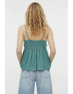 Influencer top con passamaneria in pizzo 05Y175 [25ec967e] 2