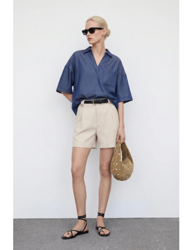 Influencer blusa mezza manica con tashino 05Y193 [f34911c9]