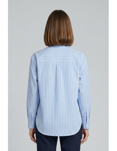 Fly Girl camicia rigata in misto cotone stretch 2665/02 [ae9b5f66]