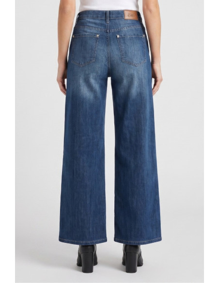 Blash jeans flare fit in denim di cotone BS1750007 [adb1299e]