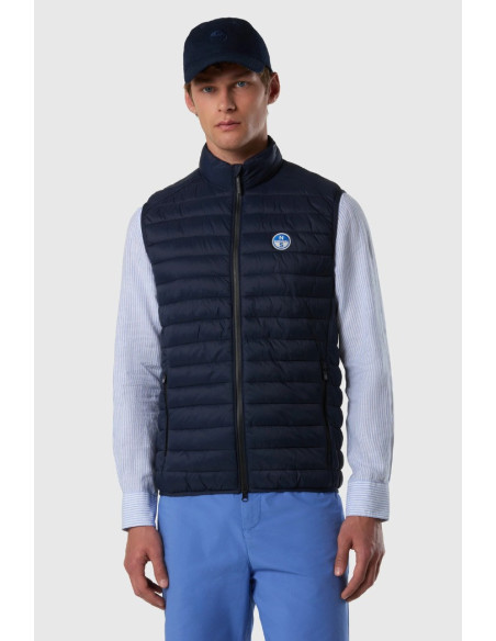North Sails gilet imbottito con patch logo Zephyr Ultralight 603423 [40520433]
