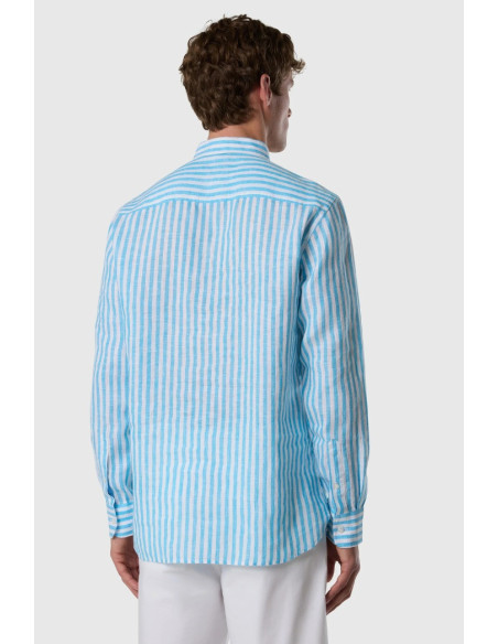 North Sails camicia in lino a maxi righe 664454 [ceee884a]