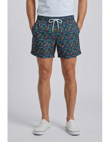 Markup bermuda mare con stampa micro all-over MK1971006 [ec78524f]