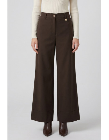 Maidoma pantalone palazzo in misto viscosa e lino PE26F508/MD1325 [e39699b9]