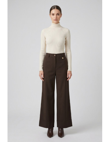 Maidoma pantalone palazzo in misto viscosa e lino PE26F508/MD1325 [8dad1bb0]