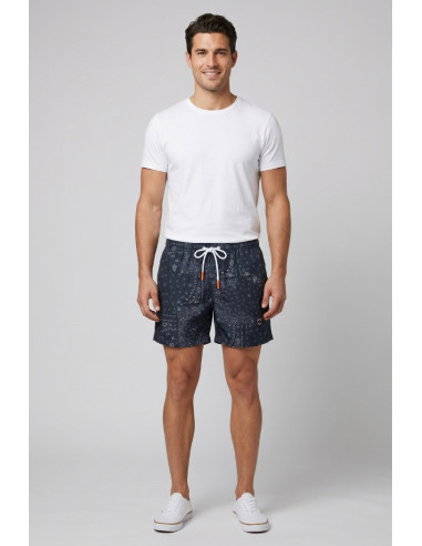 Markup bermuda mare con stampa bandana all-over MK1971014 [da1018e8]