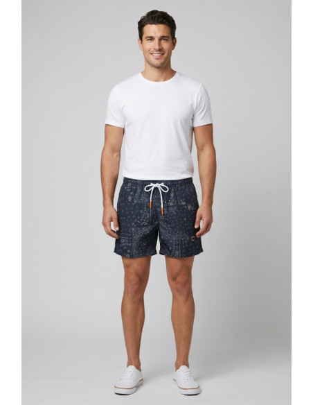 Markup bermuda mare con stampa bandana all-over MK1971014 [da1018e8]