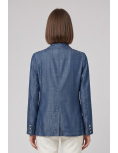 Markup blazer in lyocell effetto denim MW1660100 [d73822f0] 2