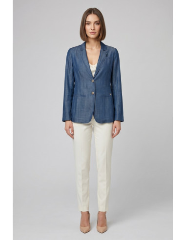 Markup blazer in lyocell effetto denim MW1660100 [b903a0f9]