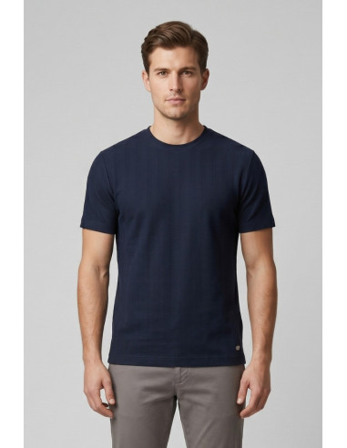 Markup t-shirt in cotone texturizzato MK1910061 [0df5bb33]