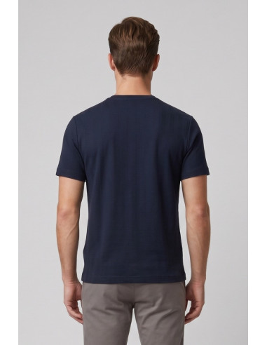 Markup t-shirt in cotone texturizzato MK1910061 [d4d3f83e]