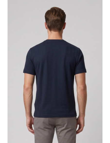 Markup t-shirt in cotone texturizzato MK1910061 [d4d3f83e]
