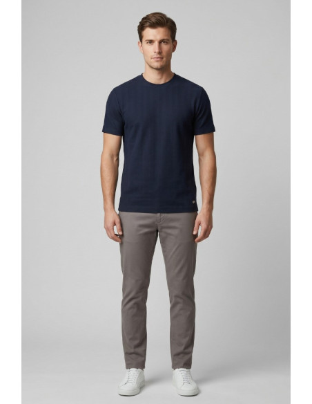 Markup t-shirt in cotone texturizzato MK1910061 [63ce393a]