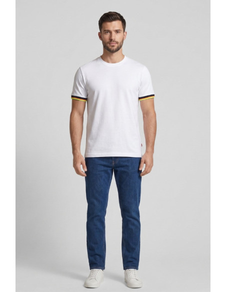 Markup t-shirt in piquet stretch con dettagli a contrasto MK1910025 [8a4d09ef]