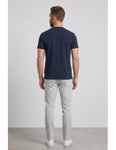 Markup t-shirt in piquet stretch con dettagli a contrasto MK1910025 [a64e72ed]