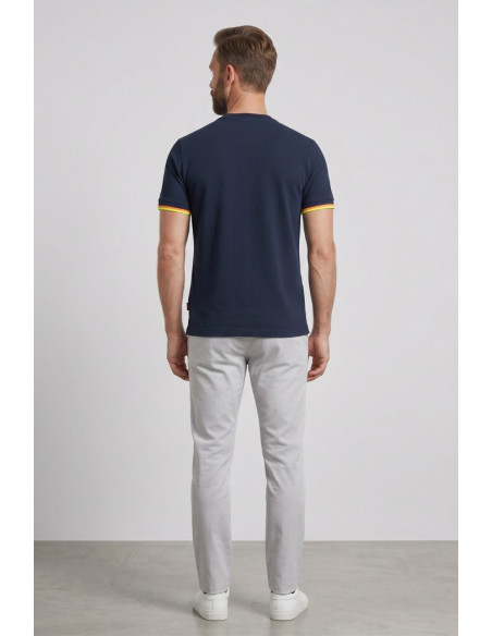 Markup t-shirt in piquet stretch con dettagli a contrasto MK1910025 [a64e72ed]