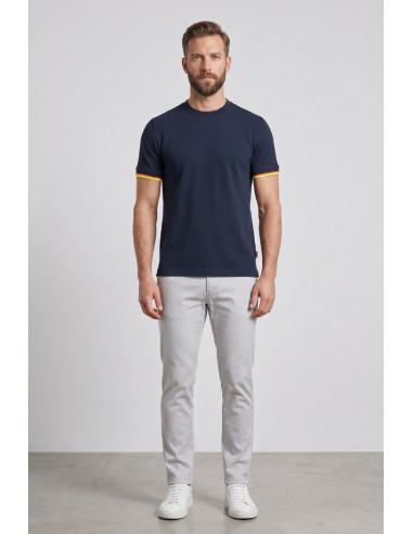 Markup t-shirt in piquet stretch con dettagli a contrasto MK1910025 [1153b3e9]
