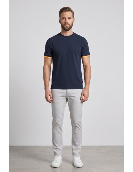 Markup t-shirt in piquet stretch con dettagli a contrasto MK1910025 [1153b3e9]
