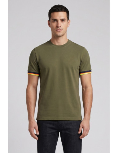 Markup t-shirt in piquet stretch con dettagli a contrasto MK1910025 [8510e303]