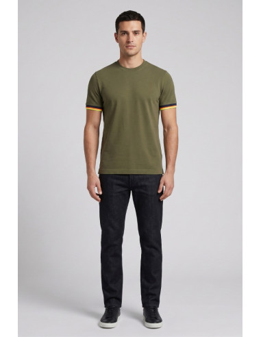 Markup t-shirt in piquet stretch con dettagli a contrasto MK1910025 [eb2b610a]