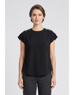 Markup t-shirt girocollo maniche a farfalla MW1610013 [bf40b4d8]