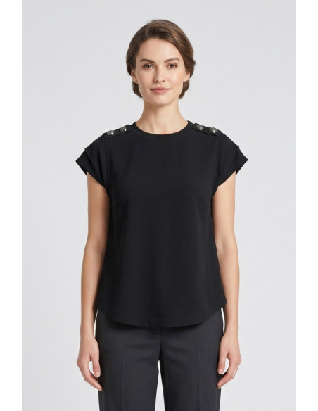 Markup t-shirt girocollo maniche a farfalla MW1610013 [bf40b4d8]