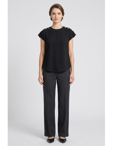 Markup t-shirt girocollo maniche a farfalla MW1610013 [d17b36d1]