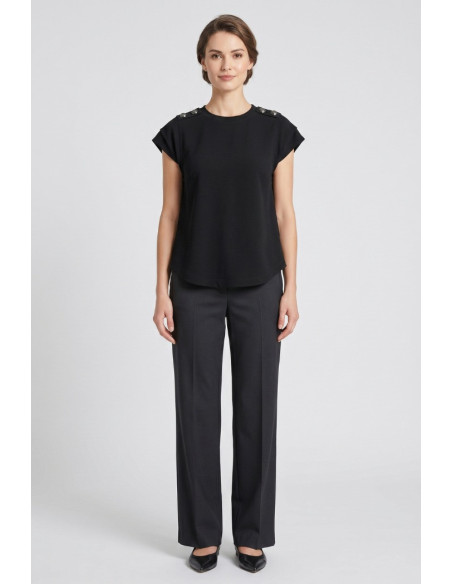 Markup t-shirt girocollo maniche a farfalla MW1610013 [d17b36d1]