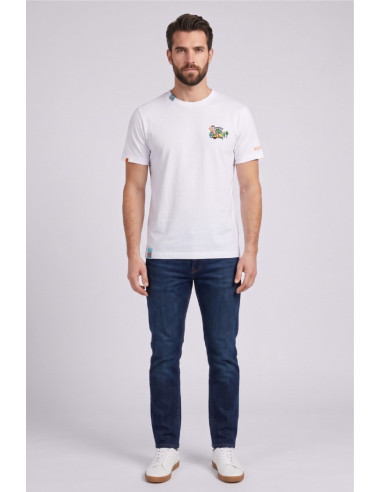 Markup t-shirt girocollo con ricami MK1910049 [ea567e07]