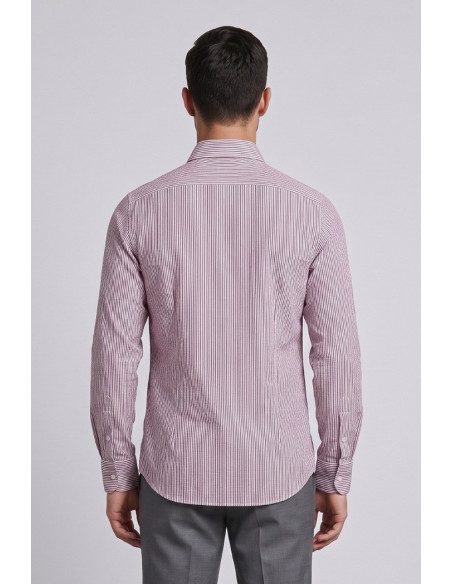 Markup camicia rigata in misto lino e cotone MK1930062 [ca0c27bf]