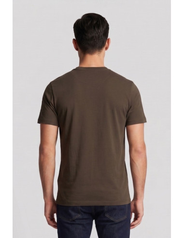 Lyle & Scott t-shirt in cotone con logo TS400VOG [c1f1eb05]