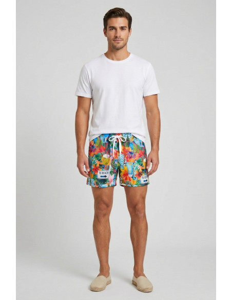 Markup bermuda mare con stampa all-over MK1971013 [6bf07cf4]