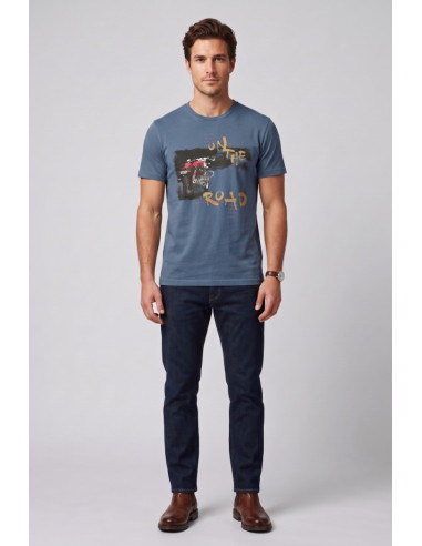 Guy t-shirt in jersey di cotone Cabrio107-jr M49874 [b4c5cc2c]