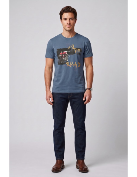 Guy t-shirt in jersey di cotone Cabrio107-jr M49874 [b4c5cc2c]