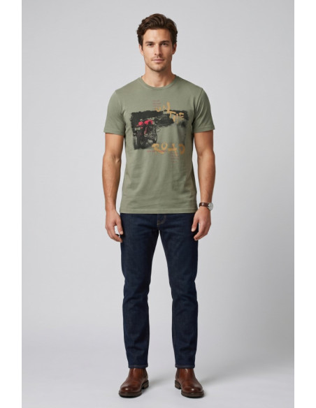 Guy t-shirt in jersey di cotone Cabrio107-jr M49874 [729e5c3d]