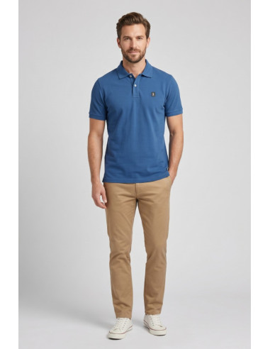 Refrigue polo in piquet di cotone stretch R5013M261 [60e16fe5]
