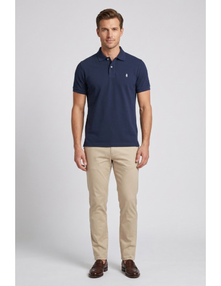MCS polo in piquet di cotone con logo ricamato 14MPS001-02301 [fb095f48]