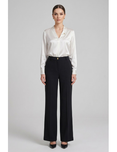 GM by Gai Mattiolo pantalone palazzo in poliviscosa GM3782 [935997ce]