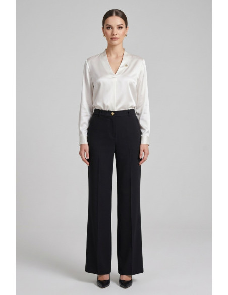 GM by Gai Mattiolo pantalone palazzo in poliviscosa GM3782 [935997ce]